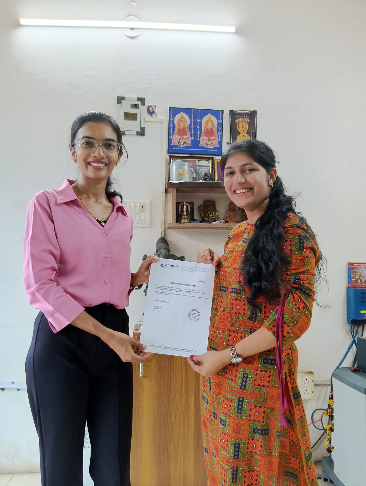 Internship Completion